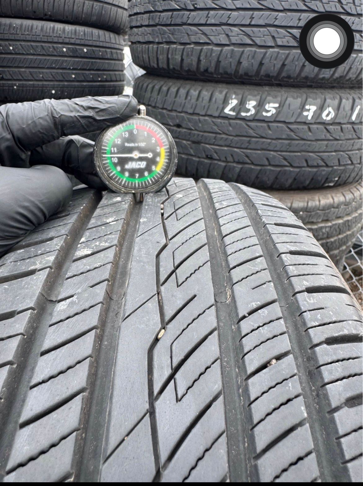 185/55R16  Set (4 Used Tires) Yokohama Avid Ascend