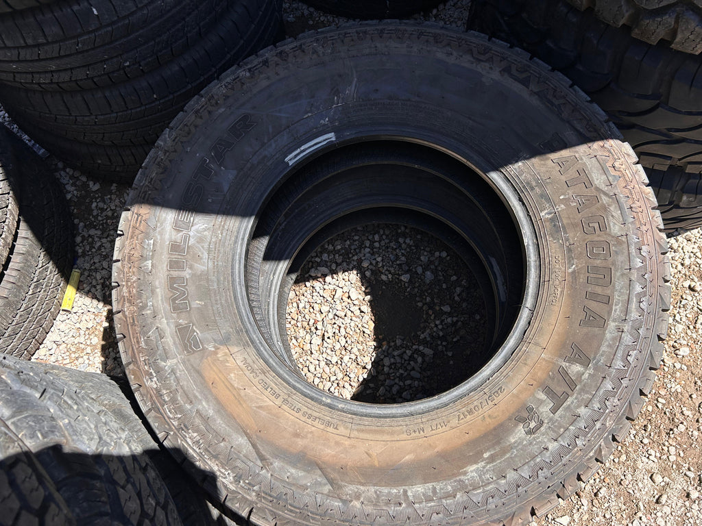 285/70R17 Pair (2 Used Tires) Milestar Patagonia ATR