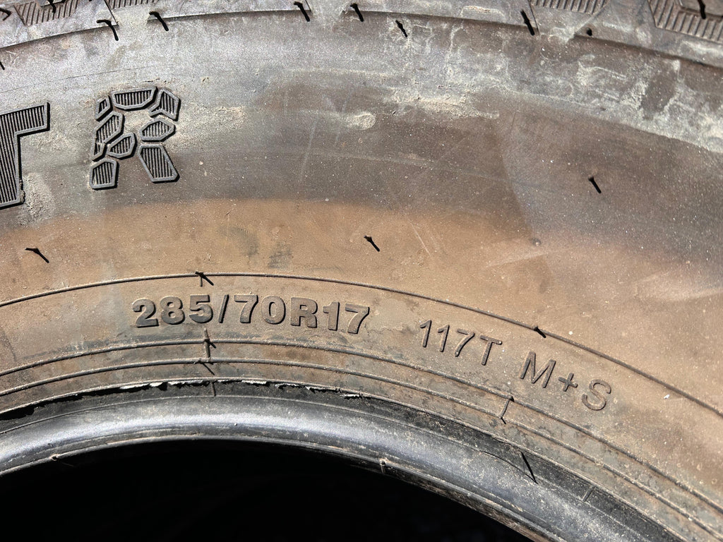 285/70R17 Pair (2 Used Tires) Milestar Patagonia ATR