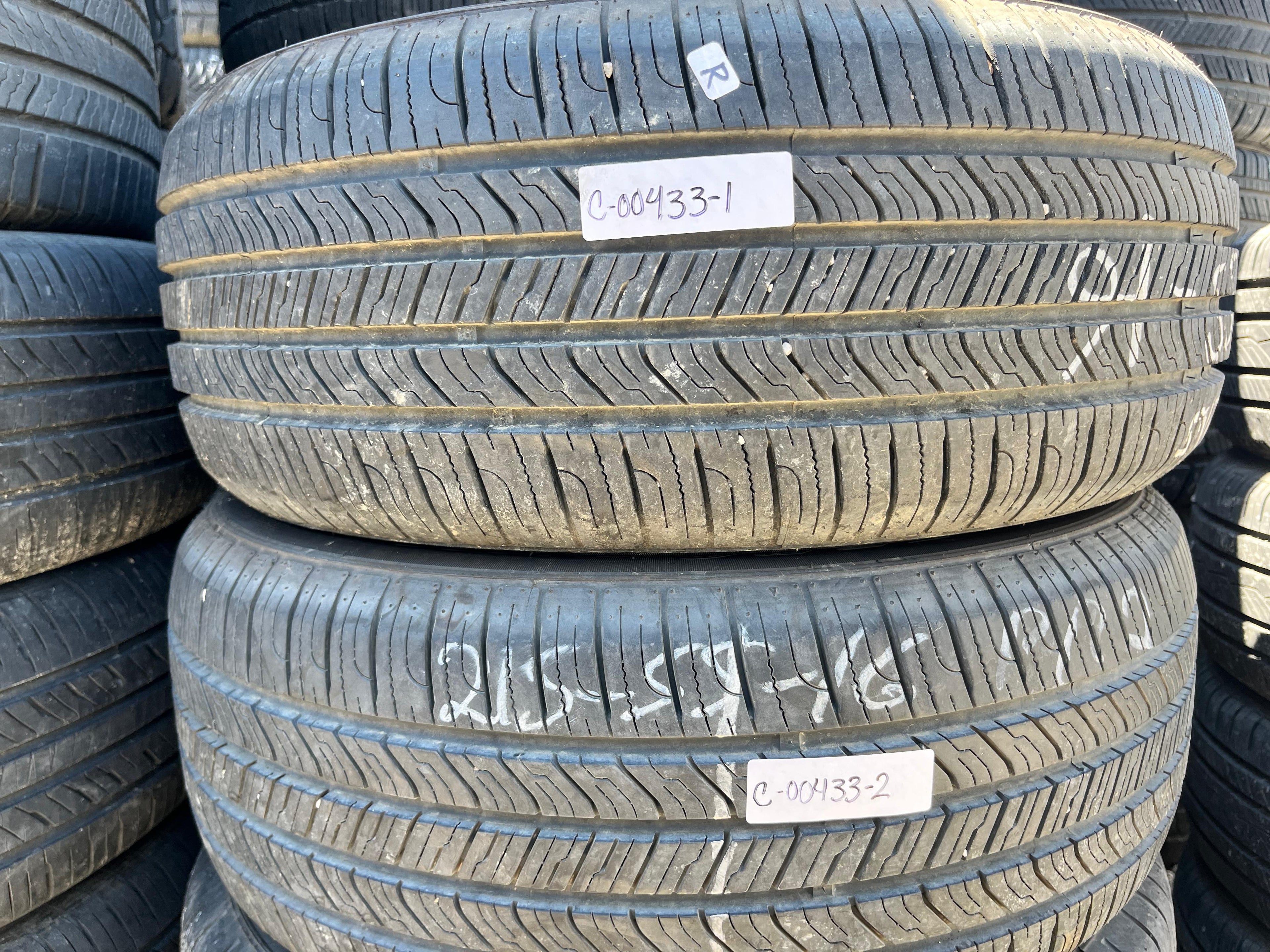 215/55R16  Pair (2 Used Tires) Sailun Atrezzo SH408