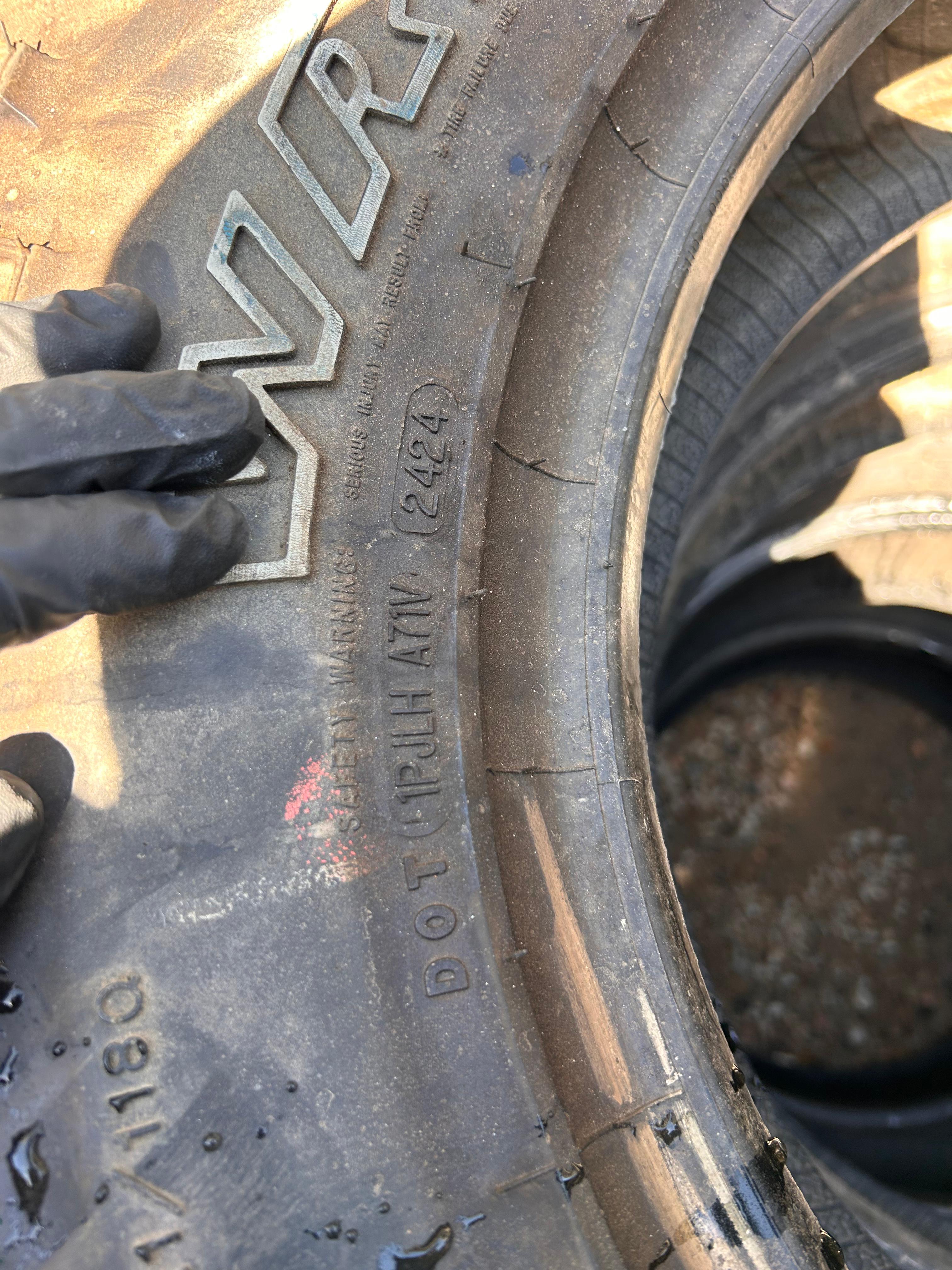 LT285/70R17  Pair (2 Used Tires) Goodyear Wrangler Duratrac