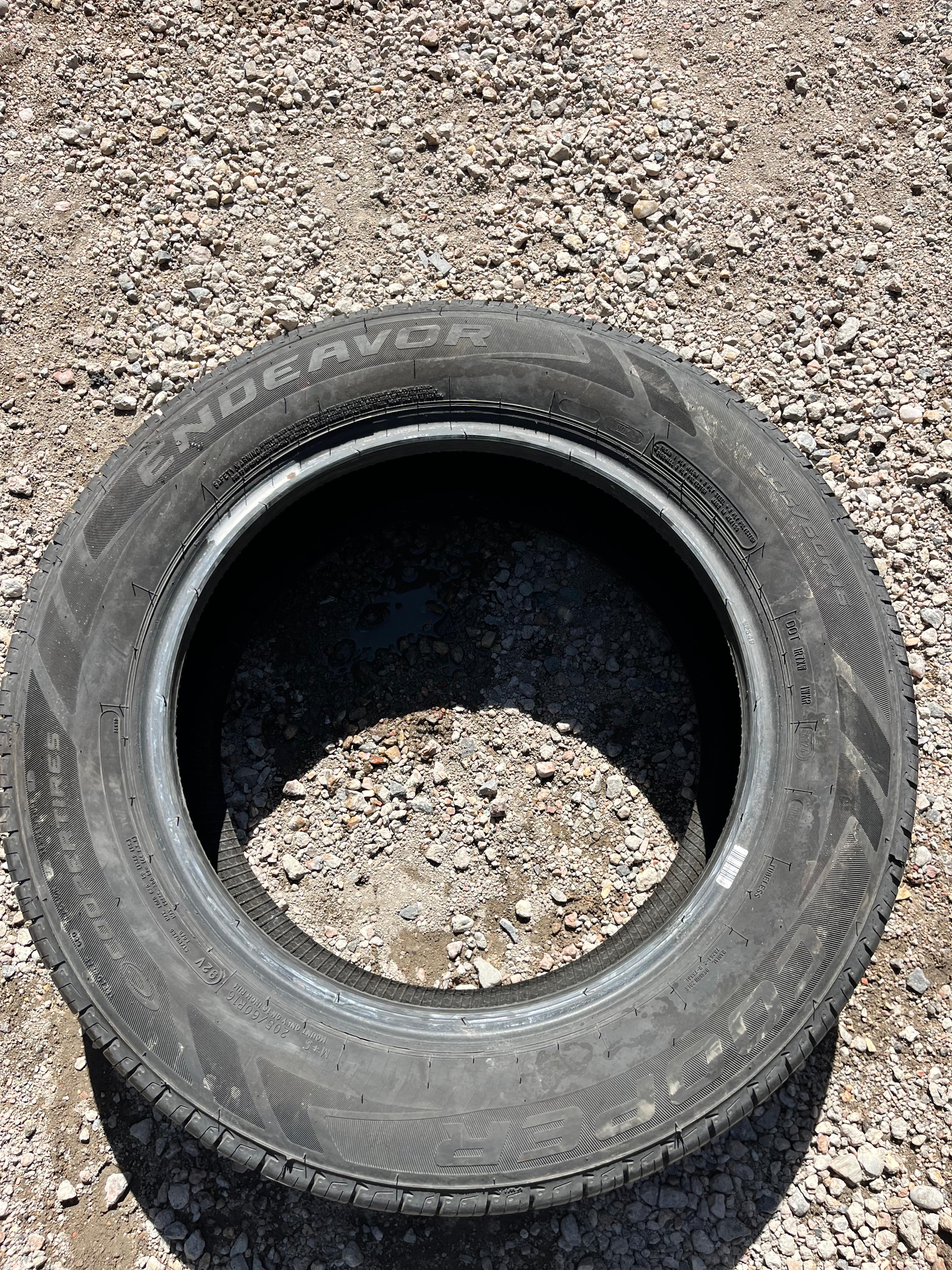 205/60R16 Pair (2 Used Tires) Cooper Endeavor