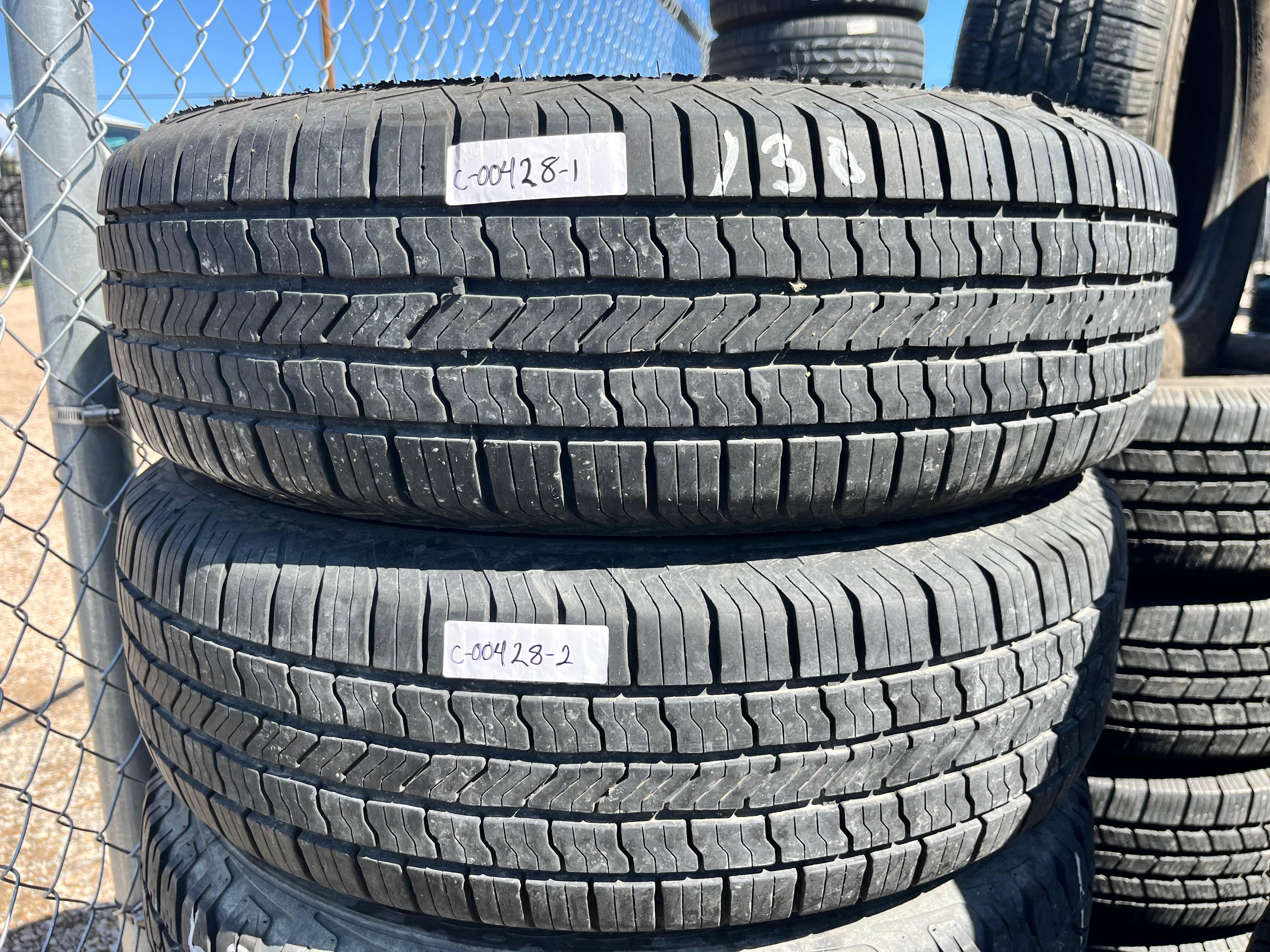 225/75R16 Pair (2 Used Tires) Mastercraft Stratus HT