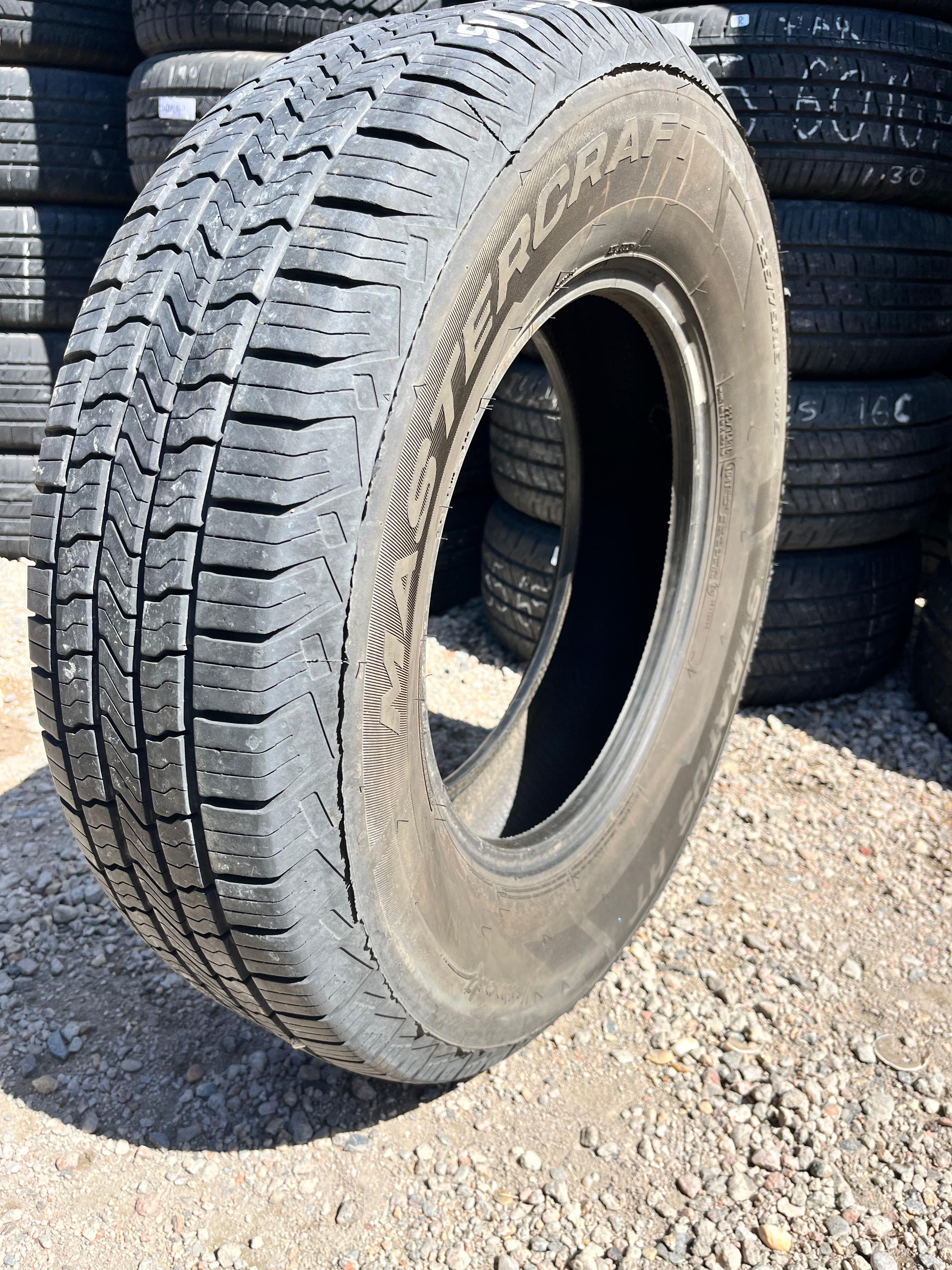 225/75R16 Pair (2 Used Tires) Mastercraft Stratus HT