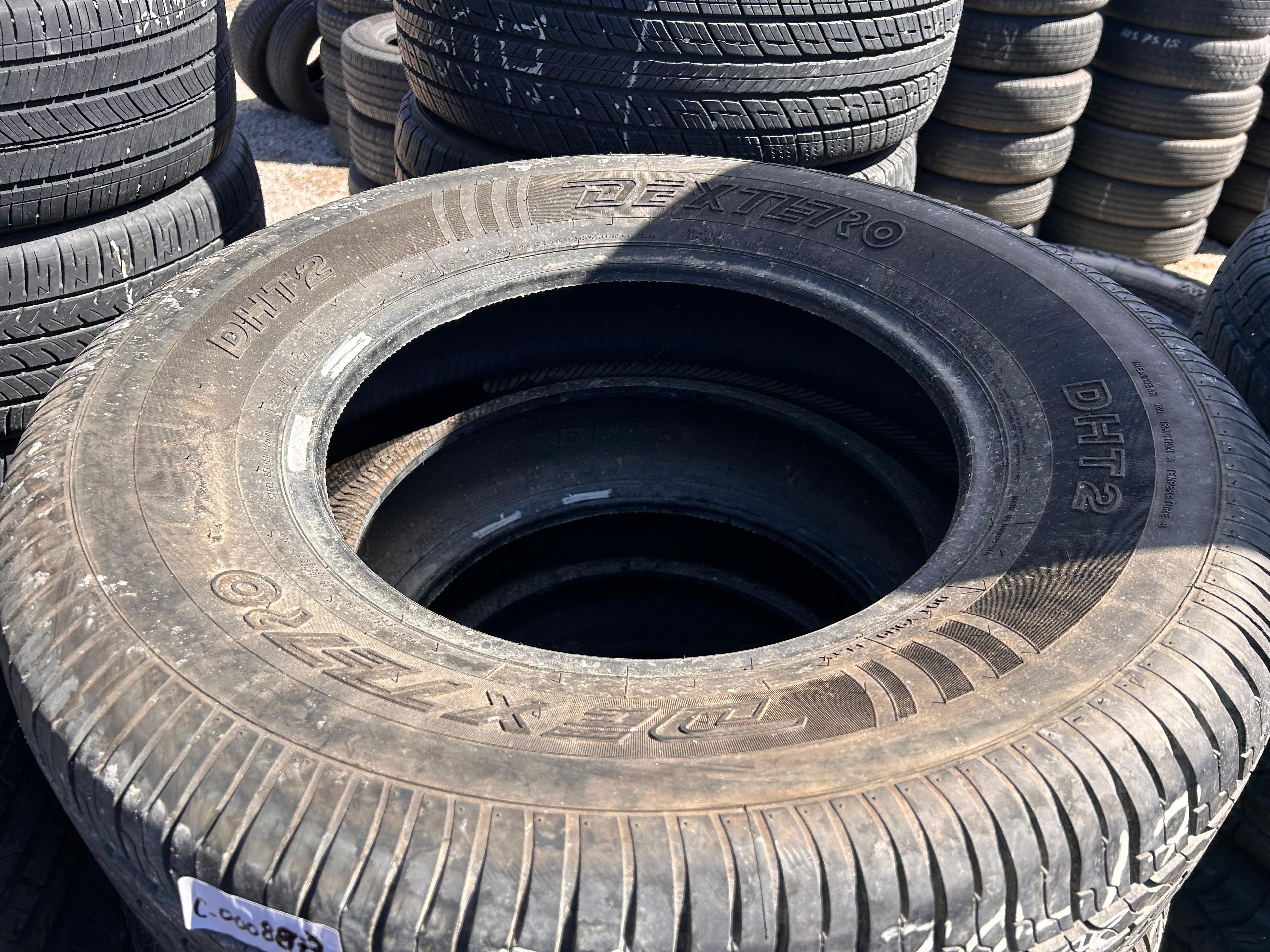265/70R17 Pair (2 Used Tires) Dextero DHT2
