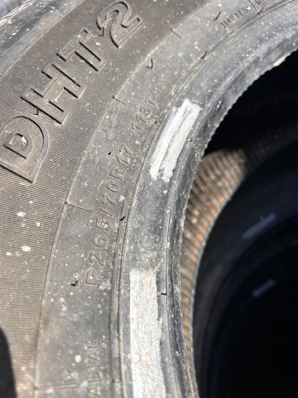 265/70R17 Pair (2 Used Tires) Dextero DHT2