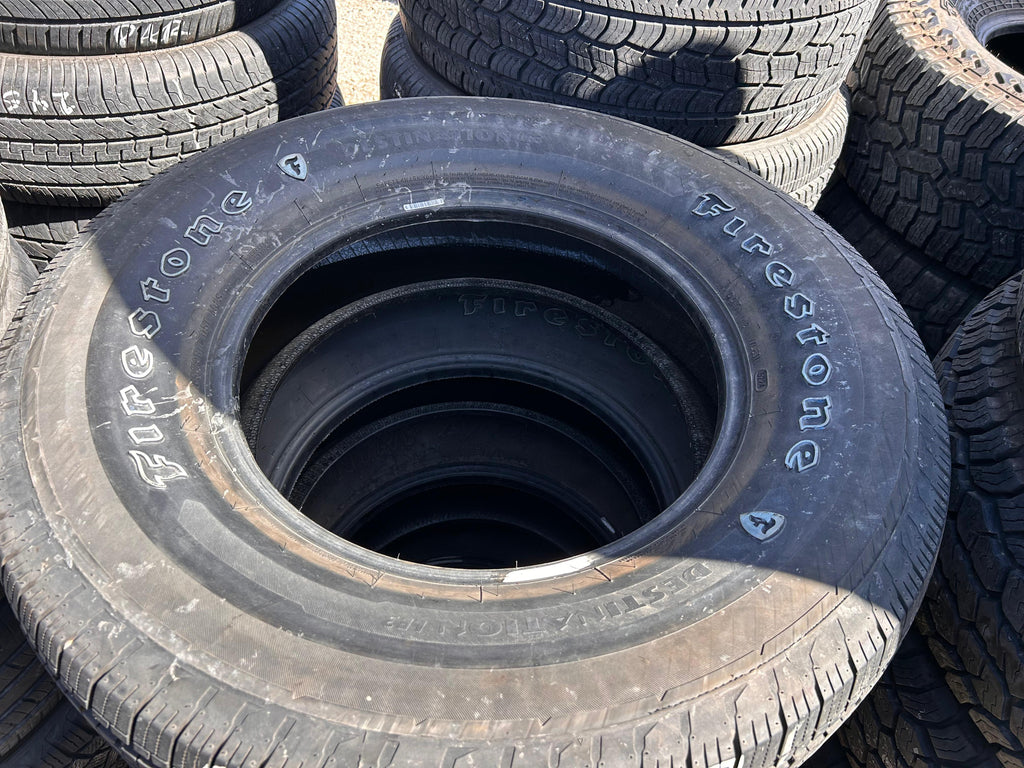 265/70R17 Pair (2 Used Tires) Firestone  Destination LE3