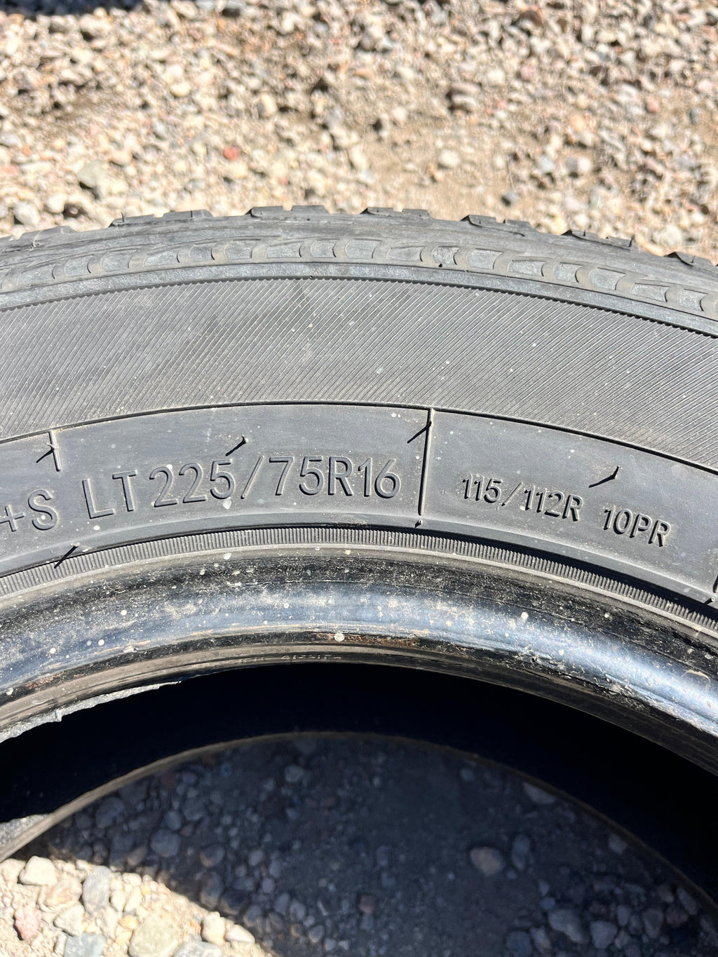 LT225/75R16Pair (2 Used Tires) Sailun  Terramax