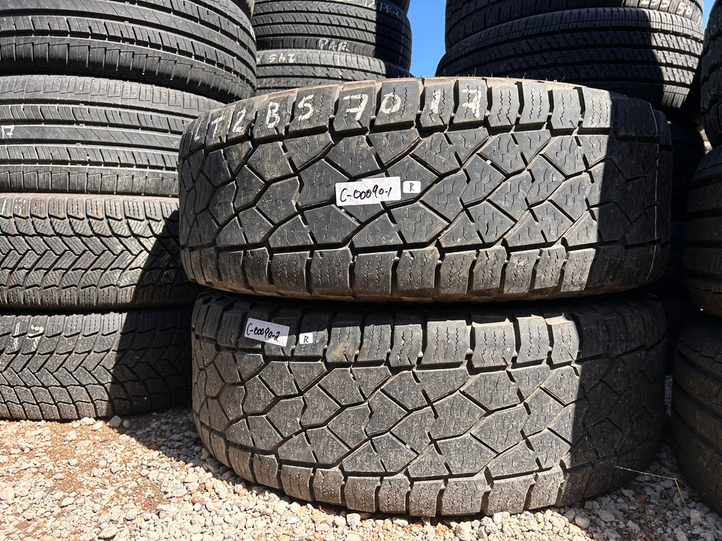 LT285/70R17   Pair (2 Used Tires) Dean Tires Back Country AT2