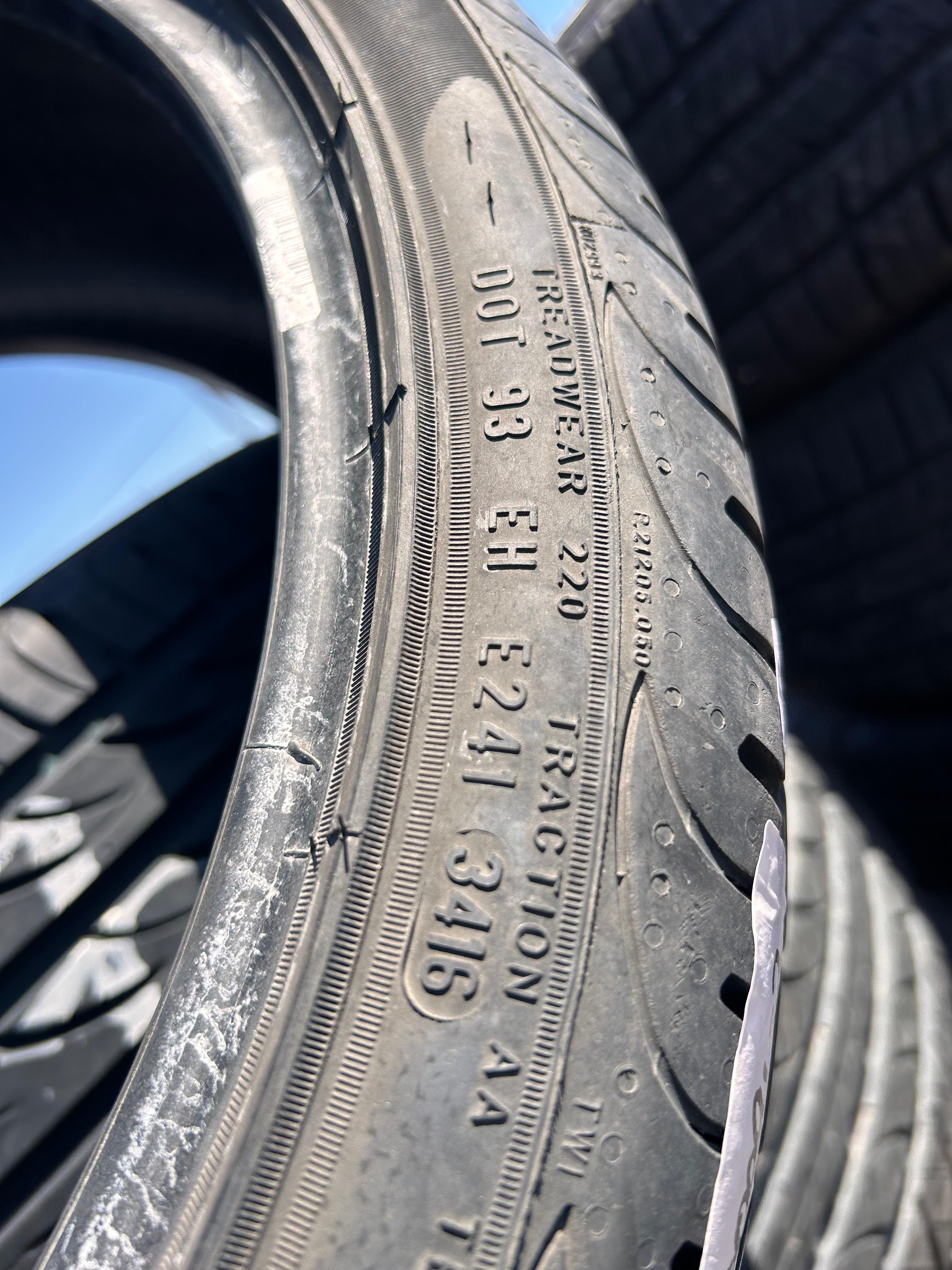 205/40R17  Pair (2 Used Tires) Pirelli Pzero Nero