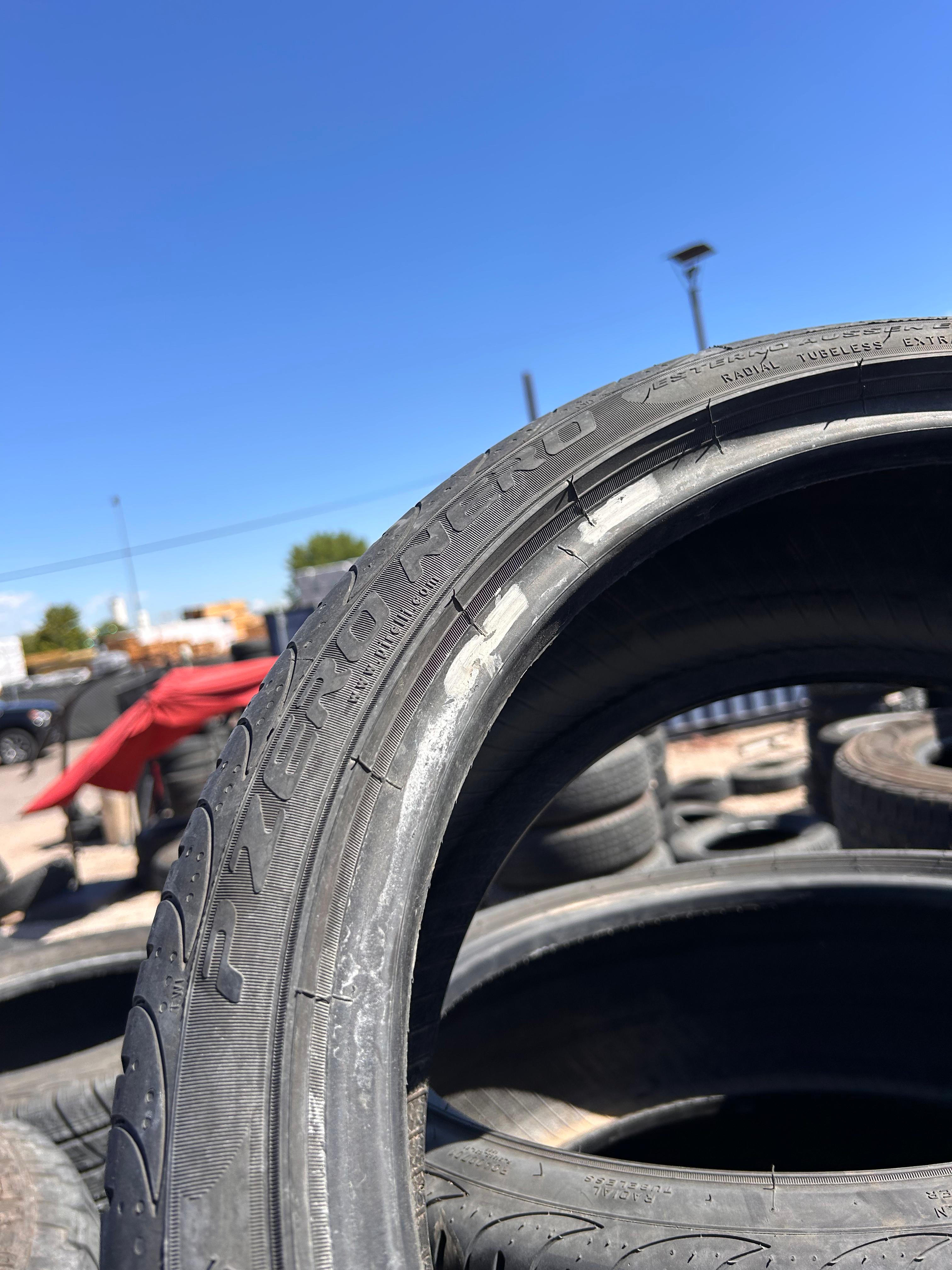 205/40R17  Pair (2 Used Tires) Pirelli Pzero Nero