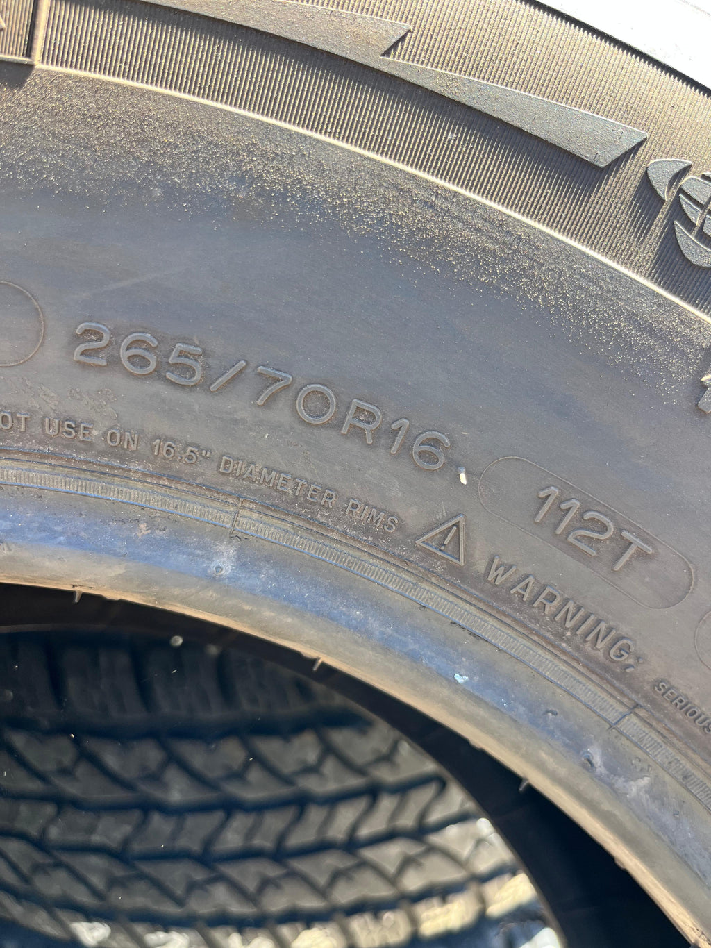 265/70R16 Pair (2 Used Tires) MICHELIN Latitude (X-ICE)❄️