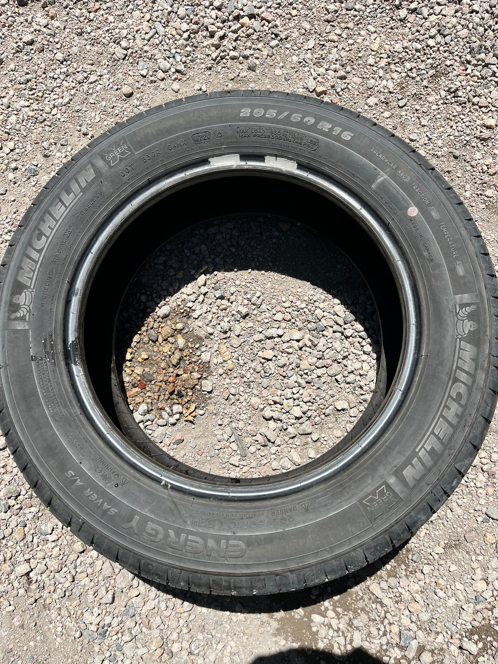 205/60R16  Pair (2 Used Tires) MICHELIN Energy saver