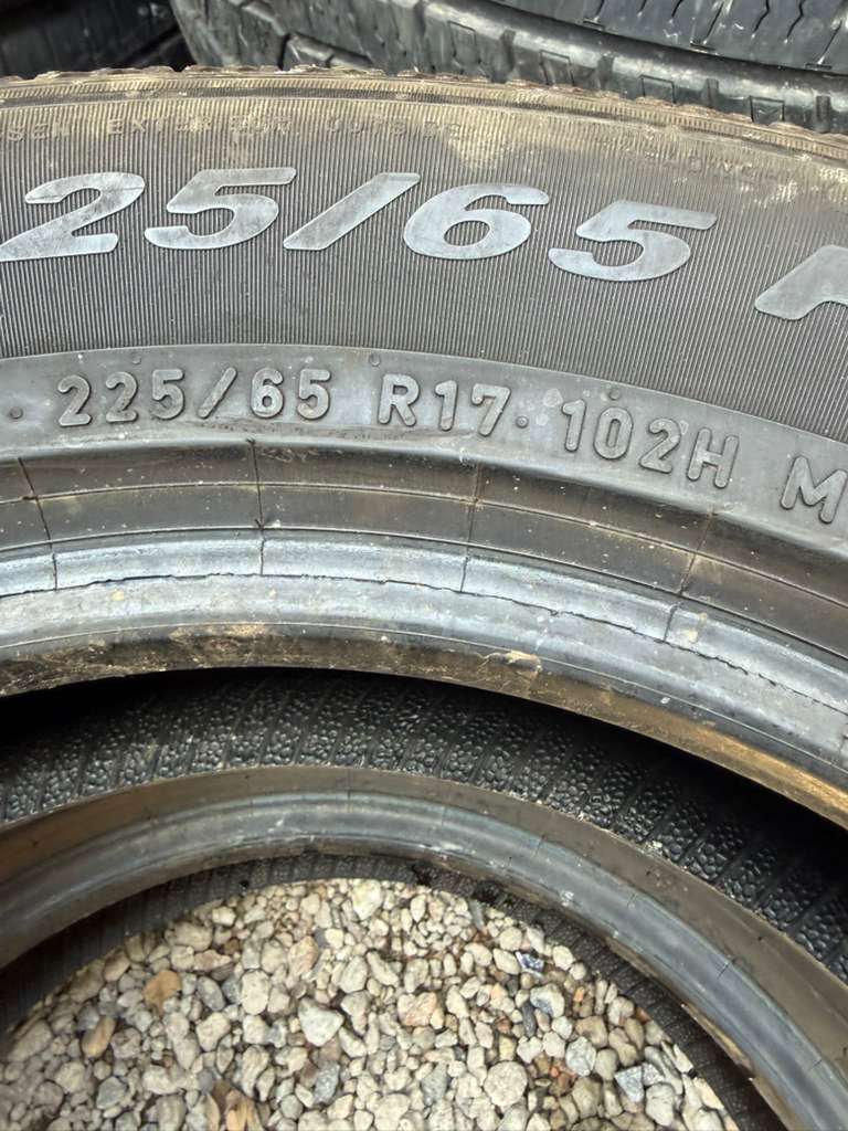 225/65R17  Pair (2 Used Tires) Pirelli  Scorpion AS Plus 3
