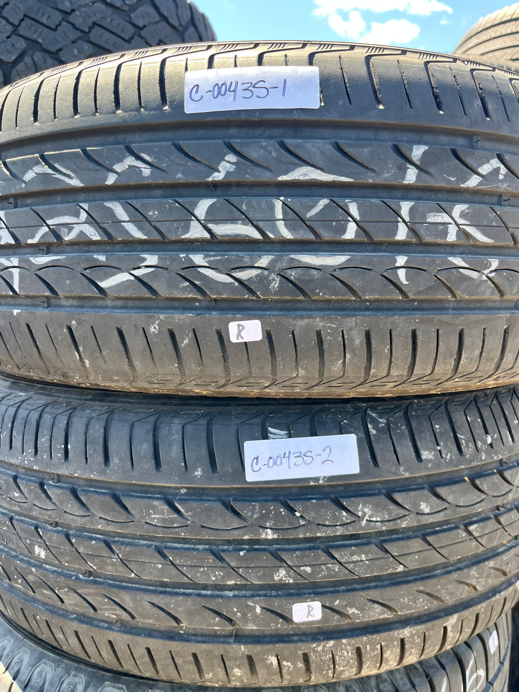225/60R16  Pair (2 Used Tires) DELINTE Delinte DH2