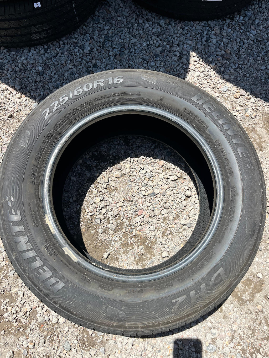 225/60R16  Pair (2 Used Tires) DELINTE Delinte DH2