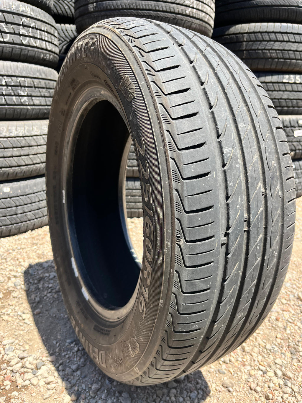 225/60R16  Pair (2 Used Tires) DELINTE Delinte DH2
