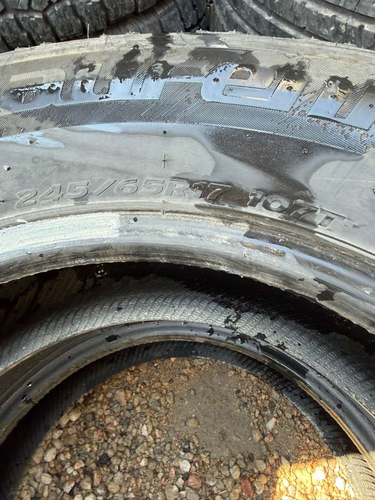 245/6R/17  Pair (2 Used Tires) Laufenn X Fit HT