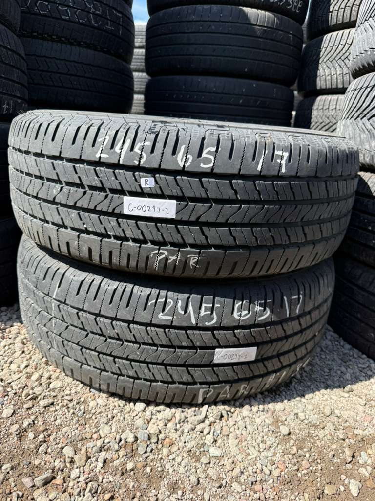 245/6R/17  Pair (2 Used Tires) Laufenn X Fit HT