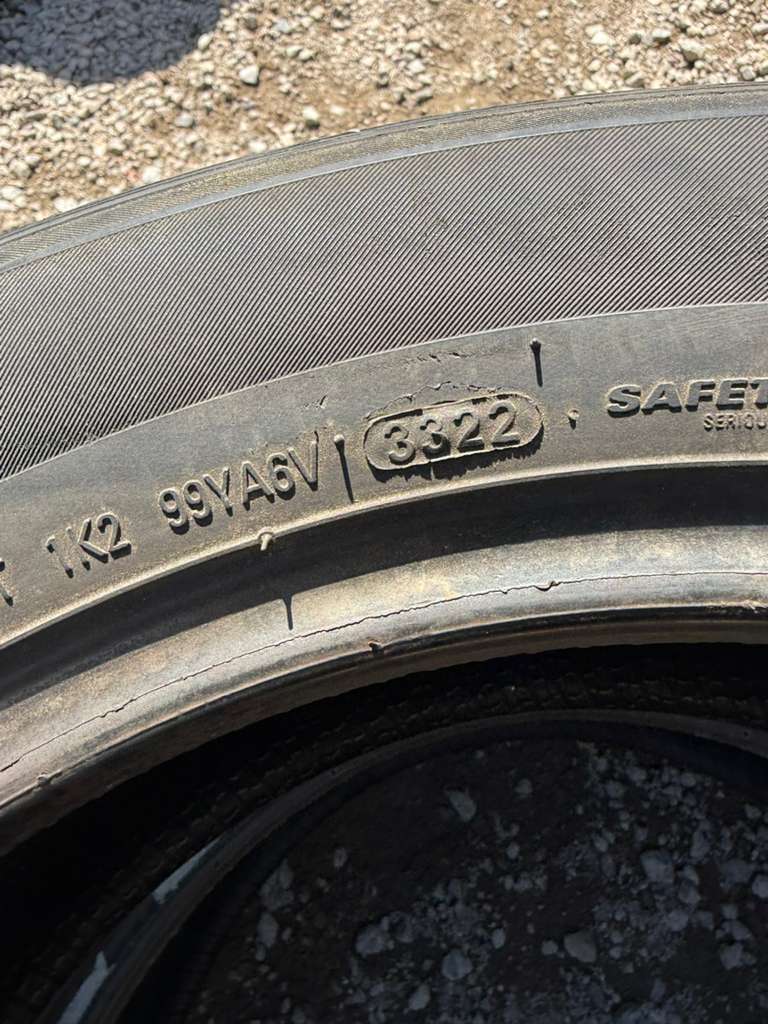 215/55R17  Pair (2 Used Tires) SureDrive All Season