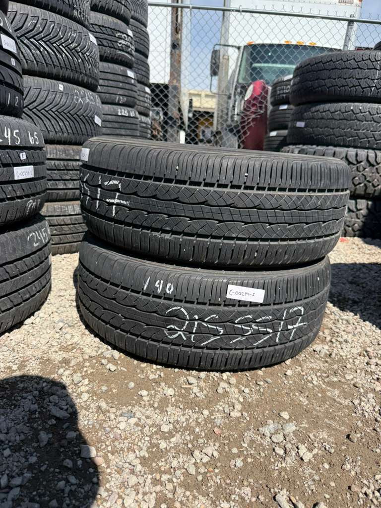 215/55R17  Pair (2 Used Tires) SureDrive All Season