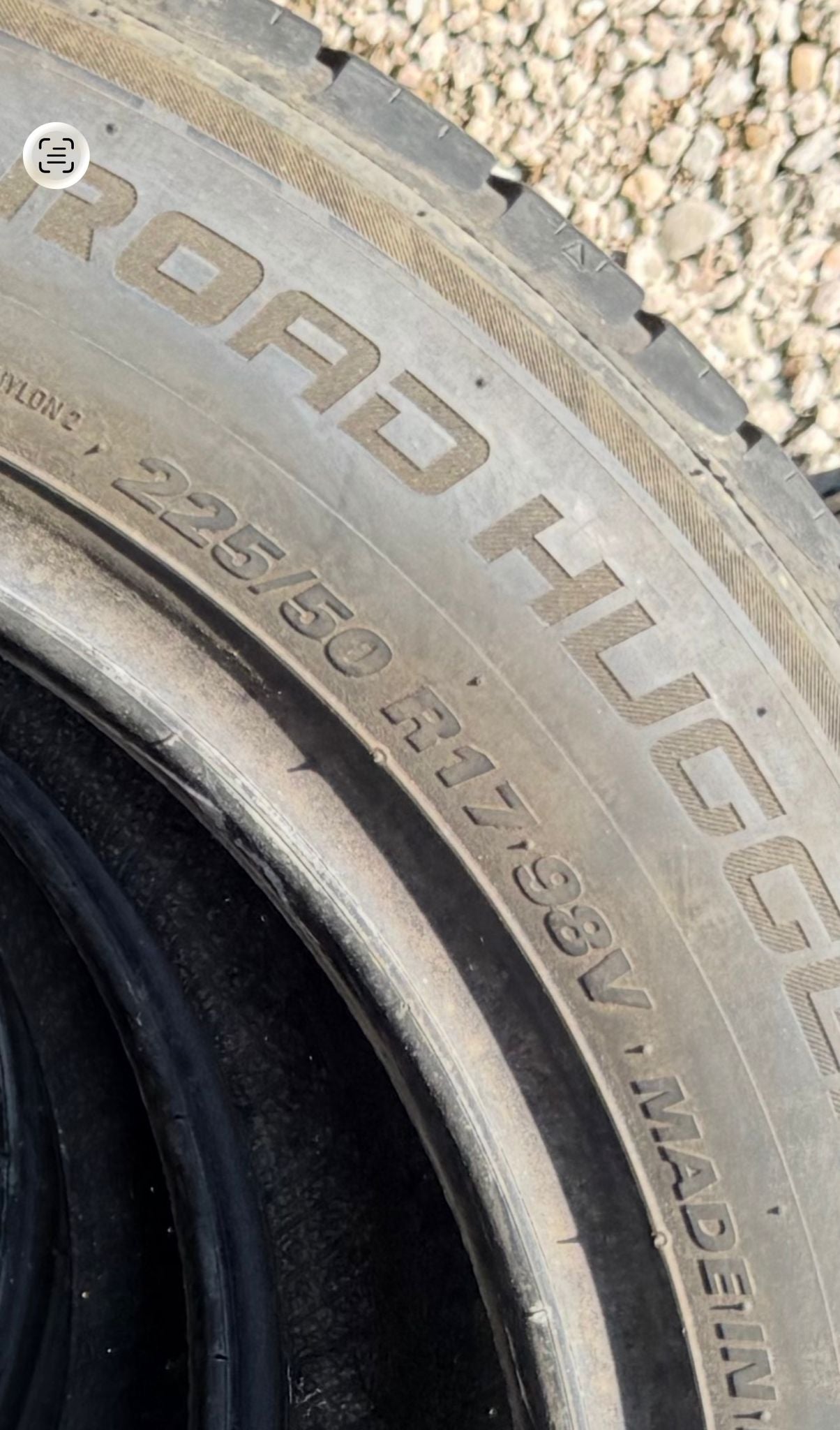 225/50R17 Set (4 Used Tires)RoadHugger GTP A/S 02