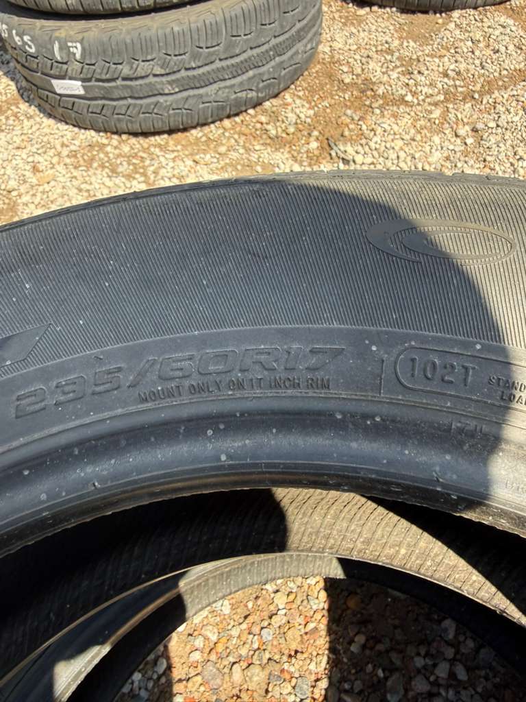 235/60R17  Pair (2 Used Tires) Cooper CS5 Grand Touring