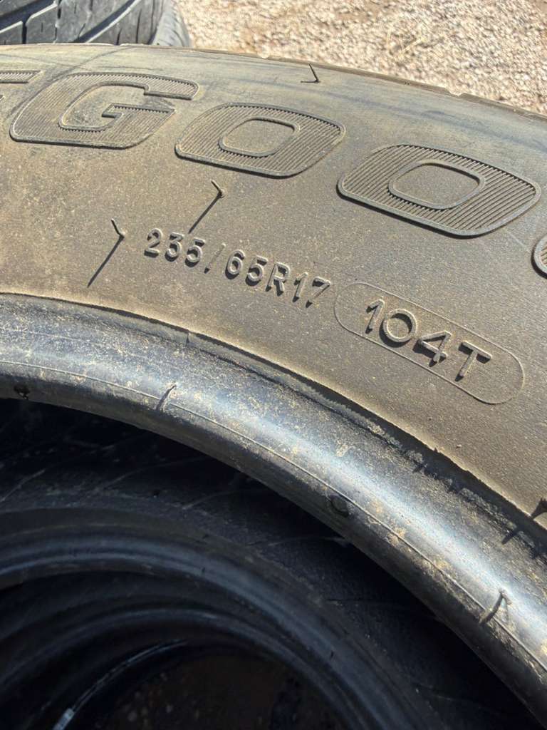 235/65R17 Set (4 Used Tires) BFGoodrich Advantage T/A Sport