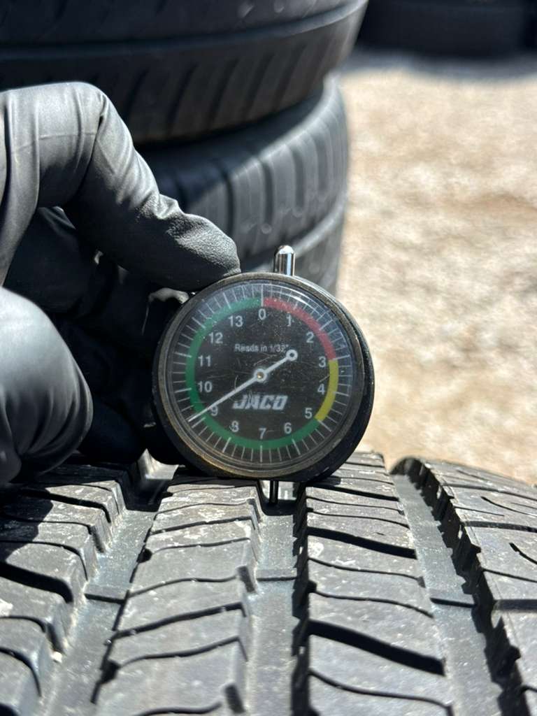 225/60R17  Pair (2 Used Tires) Goodyear Assurance