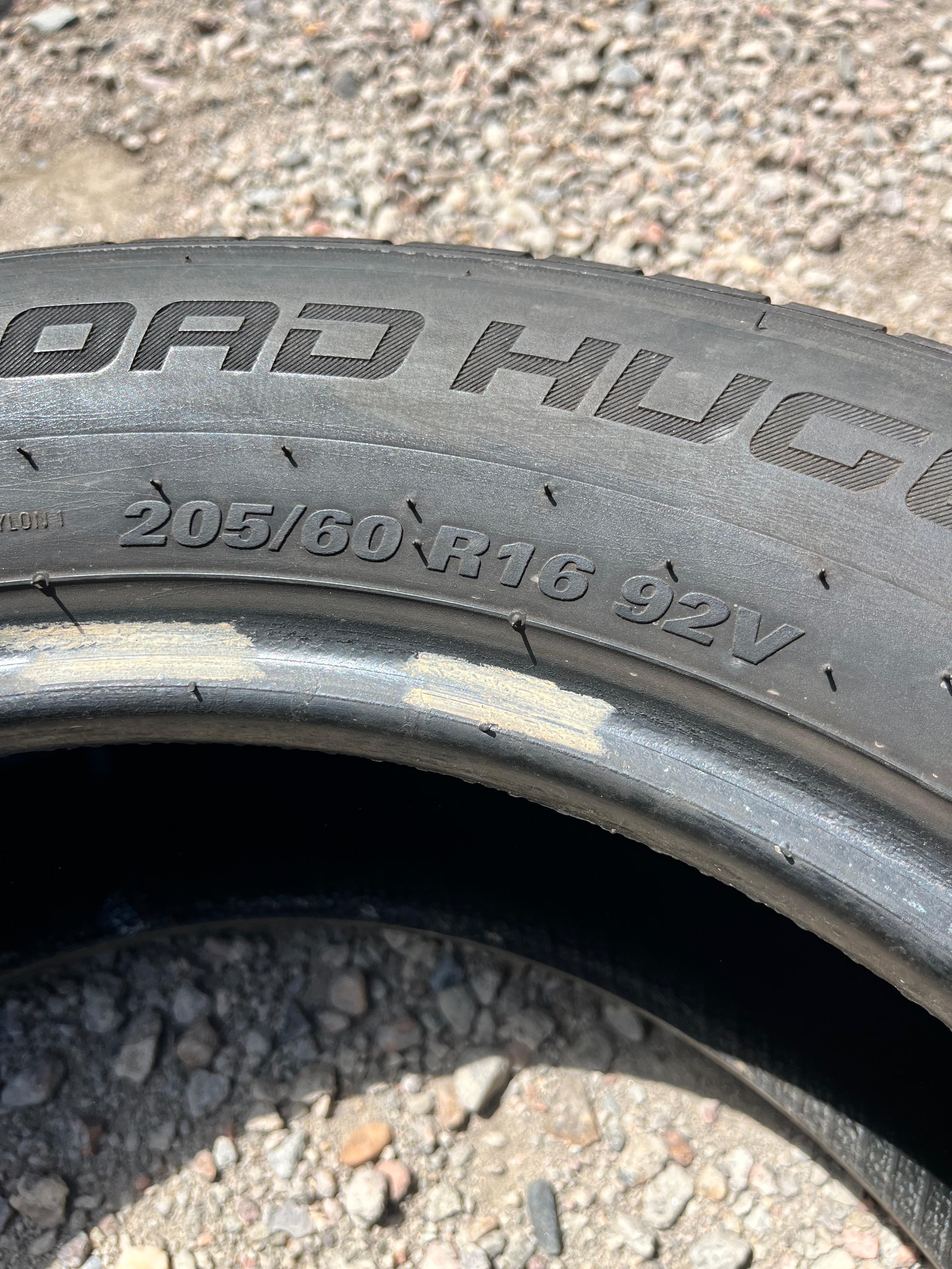 205/65R16 (3 Used Tires) Firestone FT140