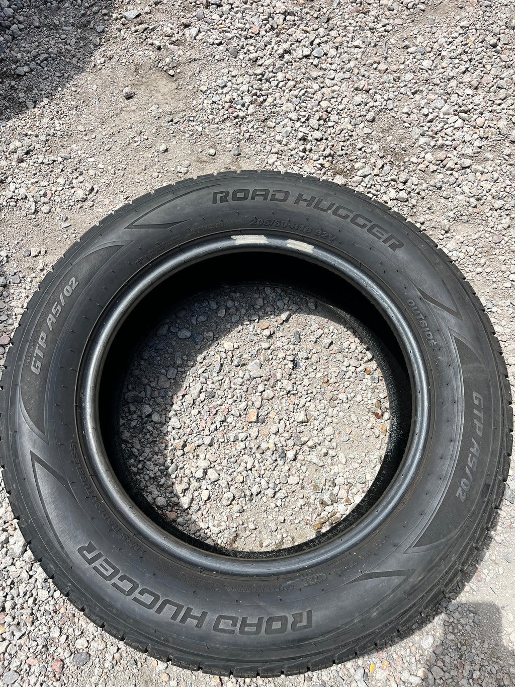 205/65R16 (3 Used Tires) Firestone FT140