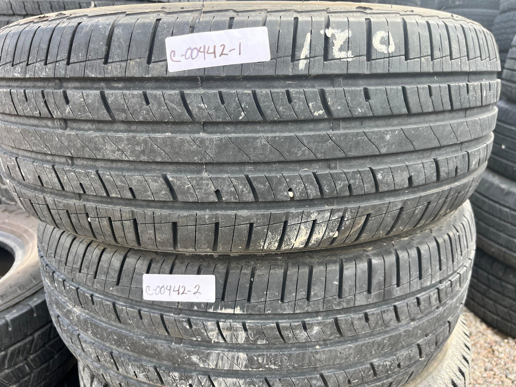 225/65R16  Pair (2 Used Tires) Mastercraft Stratus as