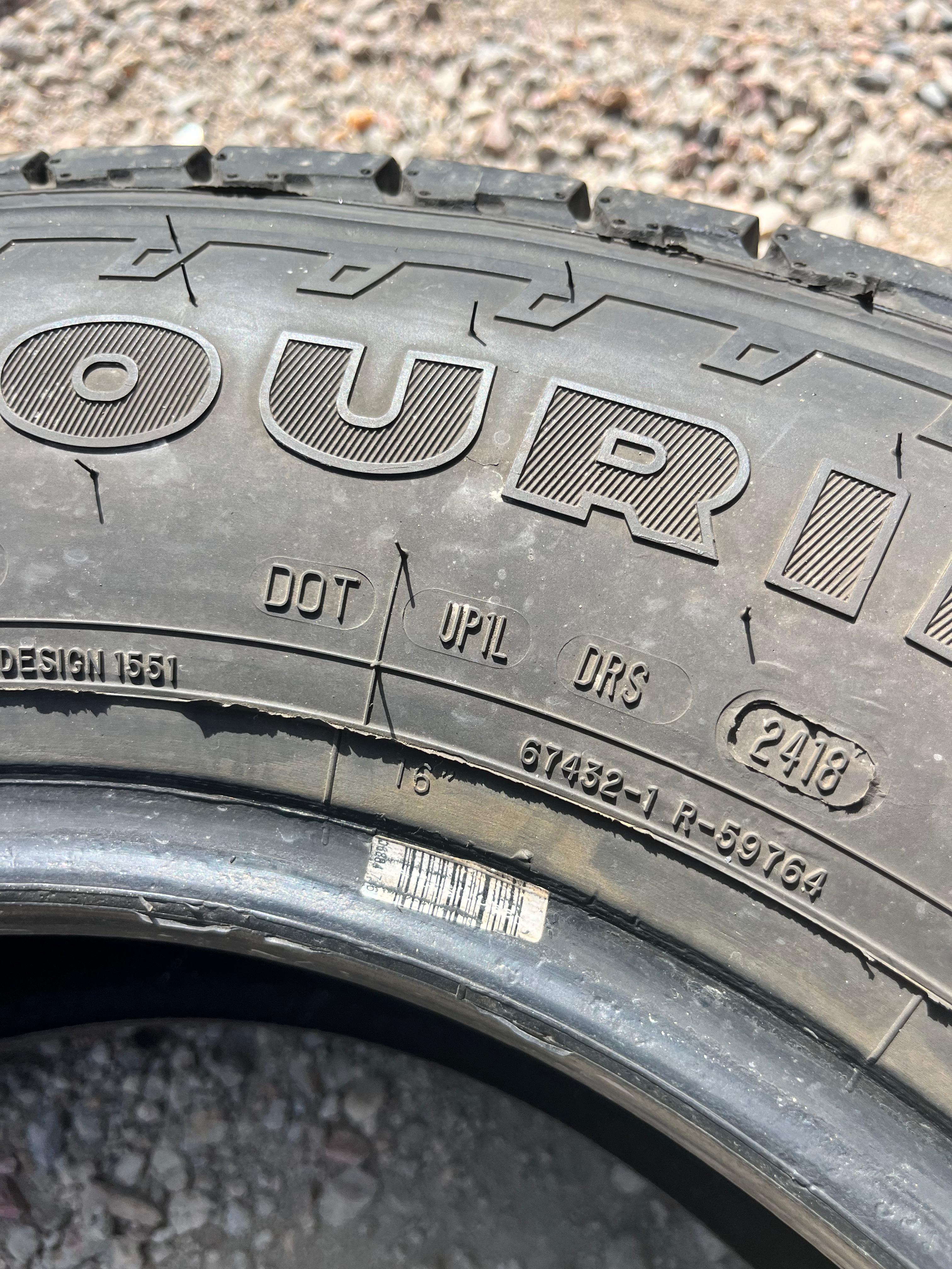 LT225/75R16  Pair (2 Used Tires) Back Country Touring