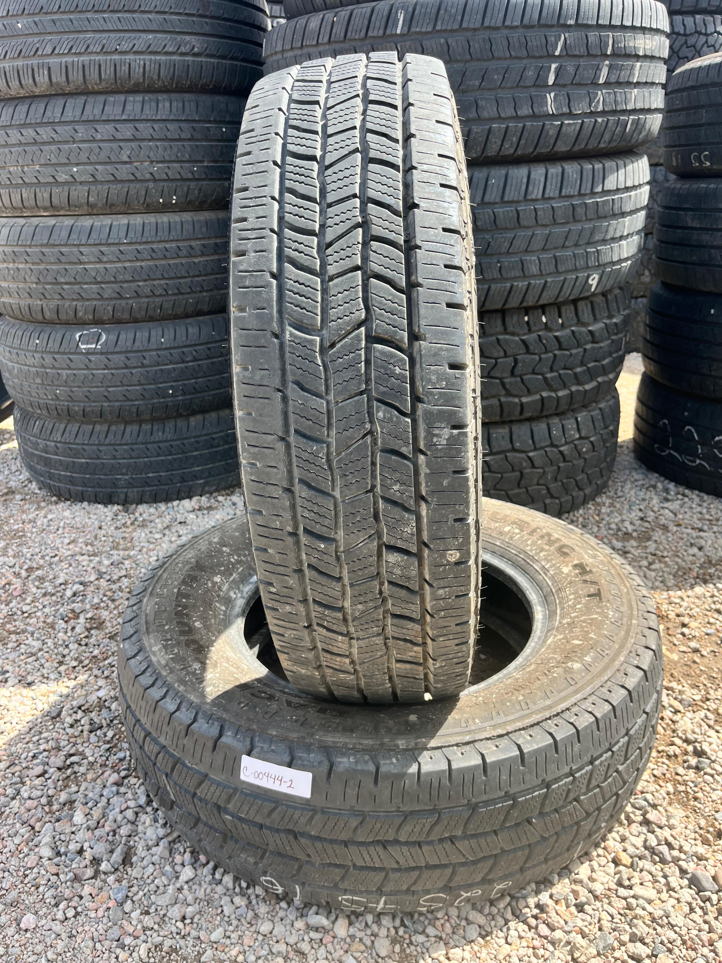 LT225/75R16  Pair (2 Used Tires) Back Country Touring