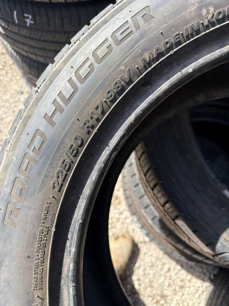 225/50R17 Set (4 Used Tires) Road Hugger GTP AS02