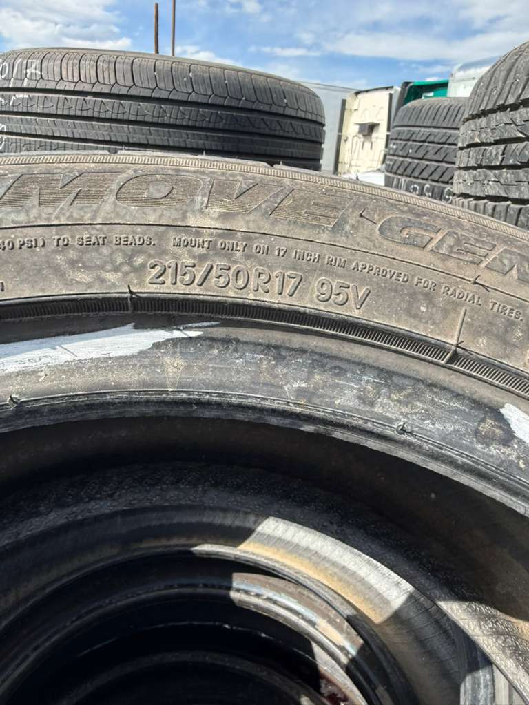 215/50R17  Pair (2 Used Tires) Ironman Imove Gen3 as