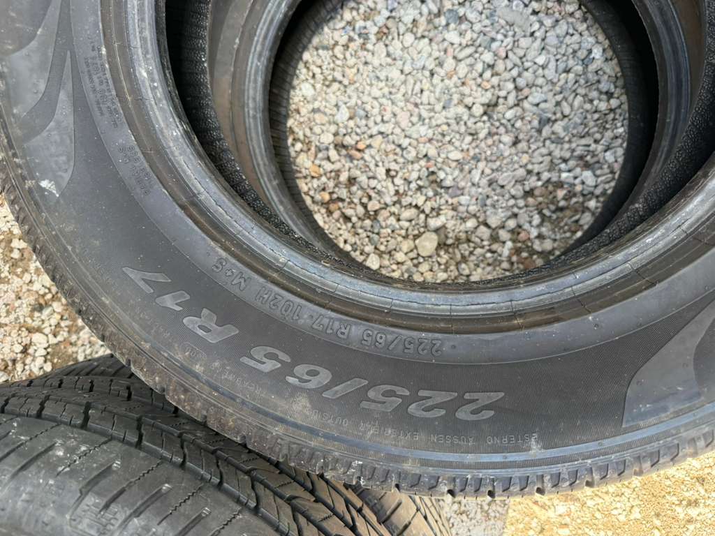 225/65R17  Pair (2 Used Tires) Pirelli Scorpian AS plus3