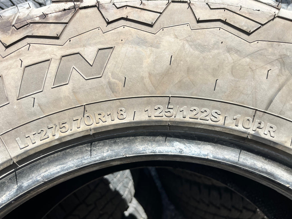 275/70R18 Pair (2 Used Tires) Rocky Mountain All Terrain