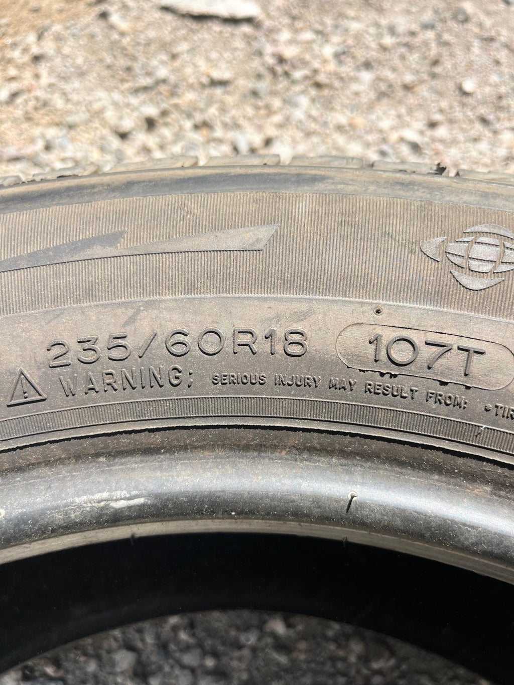 235/60R18 Set (4 Used Tires) Michelin Latitude (X-ICE)