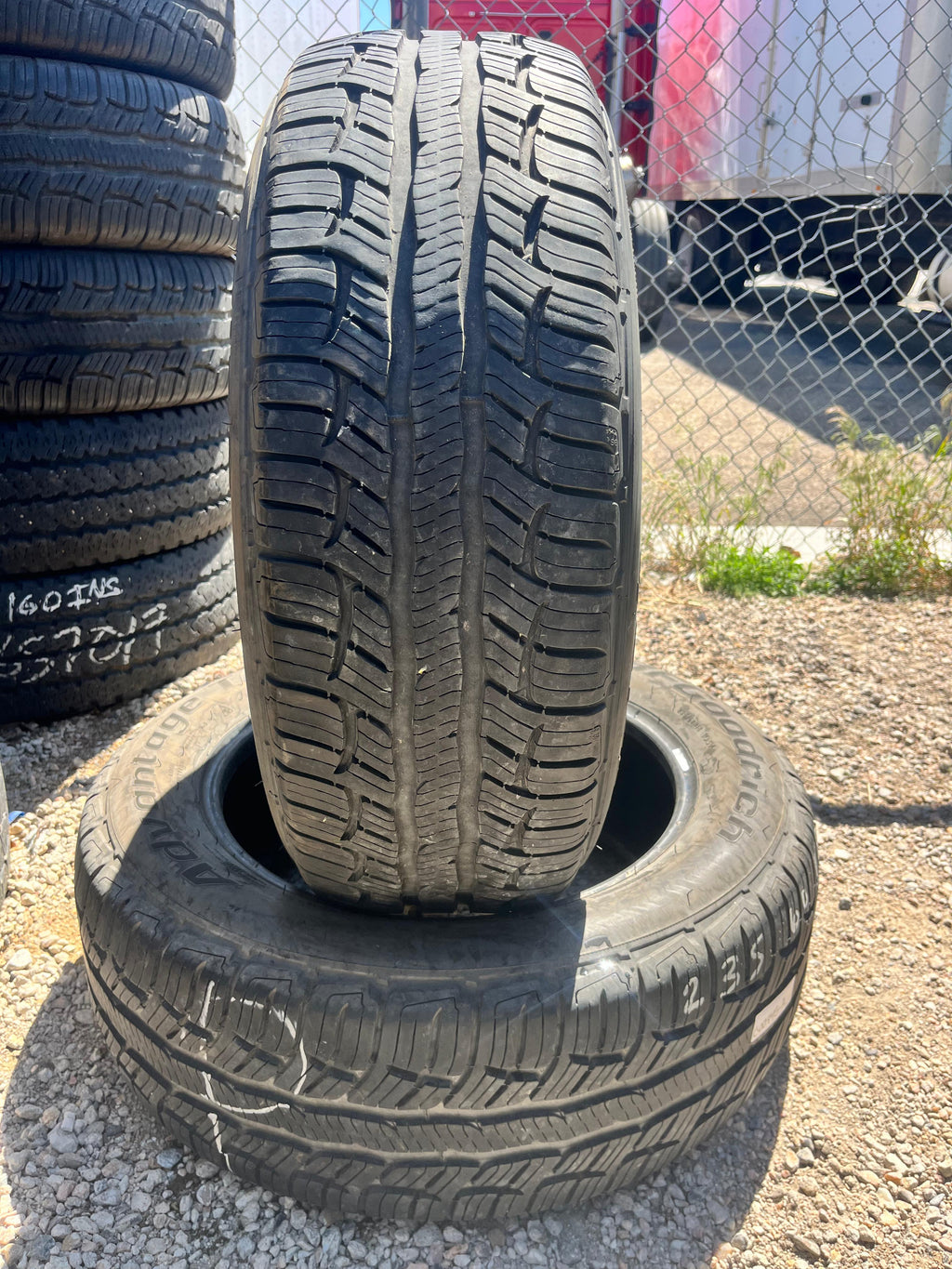 235/60R18 Pair (2 Used Tires) BFGoodrich Advantage Sport LT