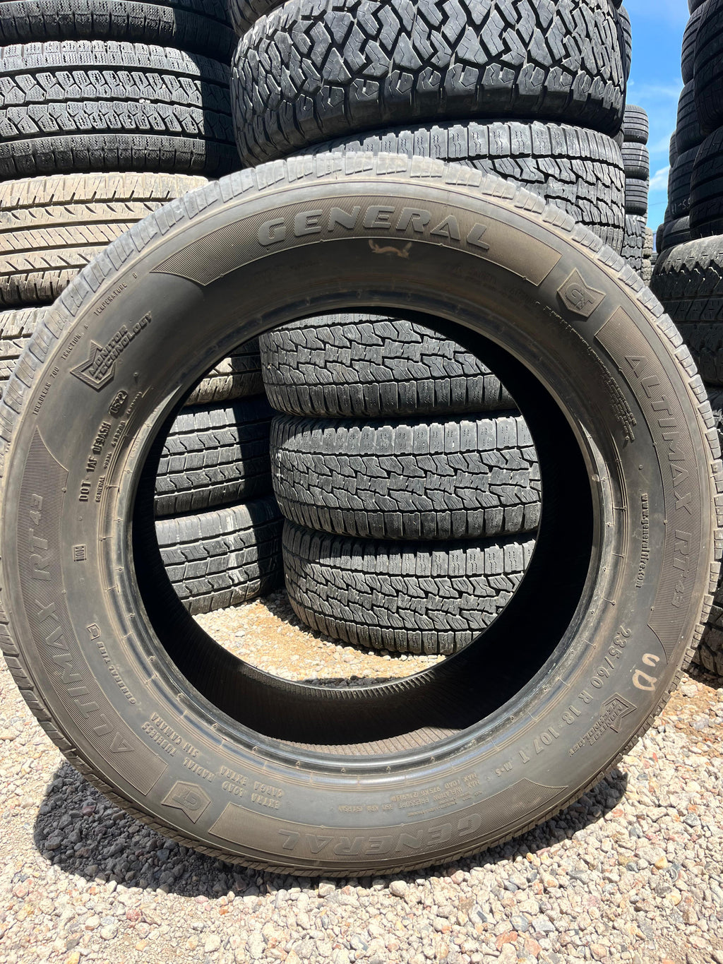 235/60R18 Set (4 Used Tires) General Altimax RT43