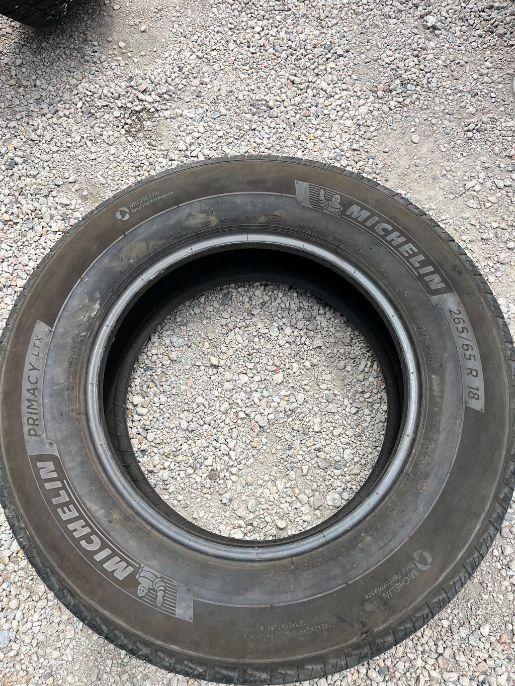 265/65R18 Pair (2 Used Tires) Michelin Primacy LTX