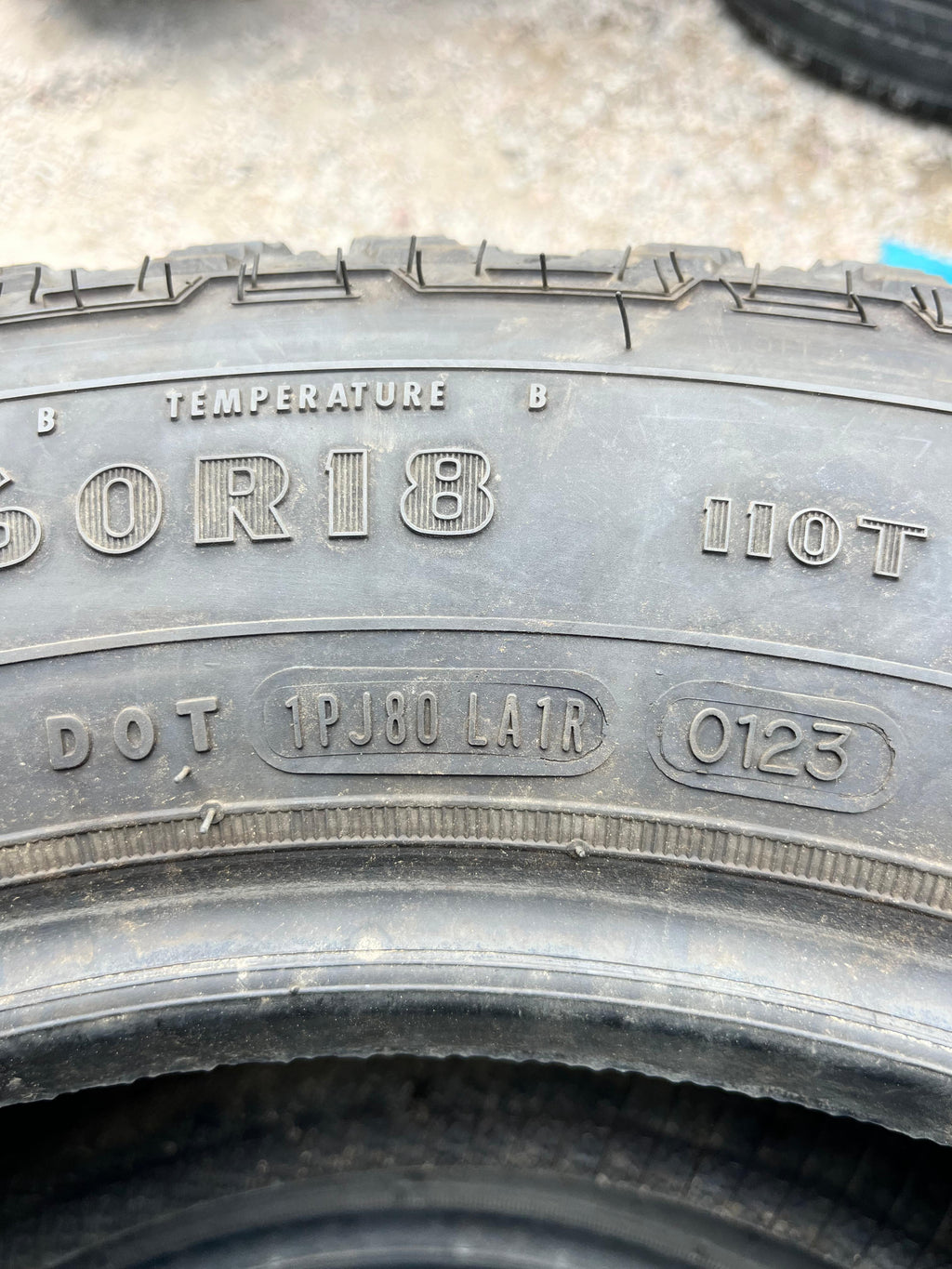 265/60R18 Pair (2 Used Tires) Goodyear Wrangler WorkHorse