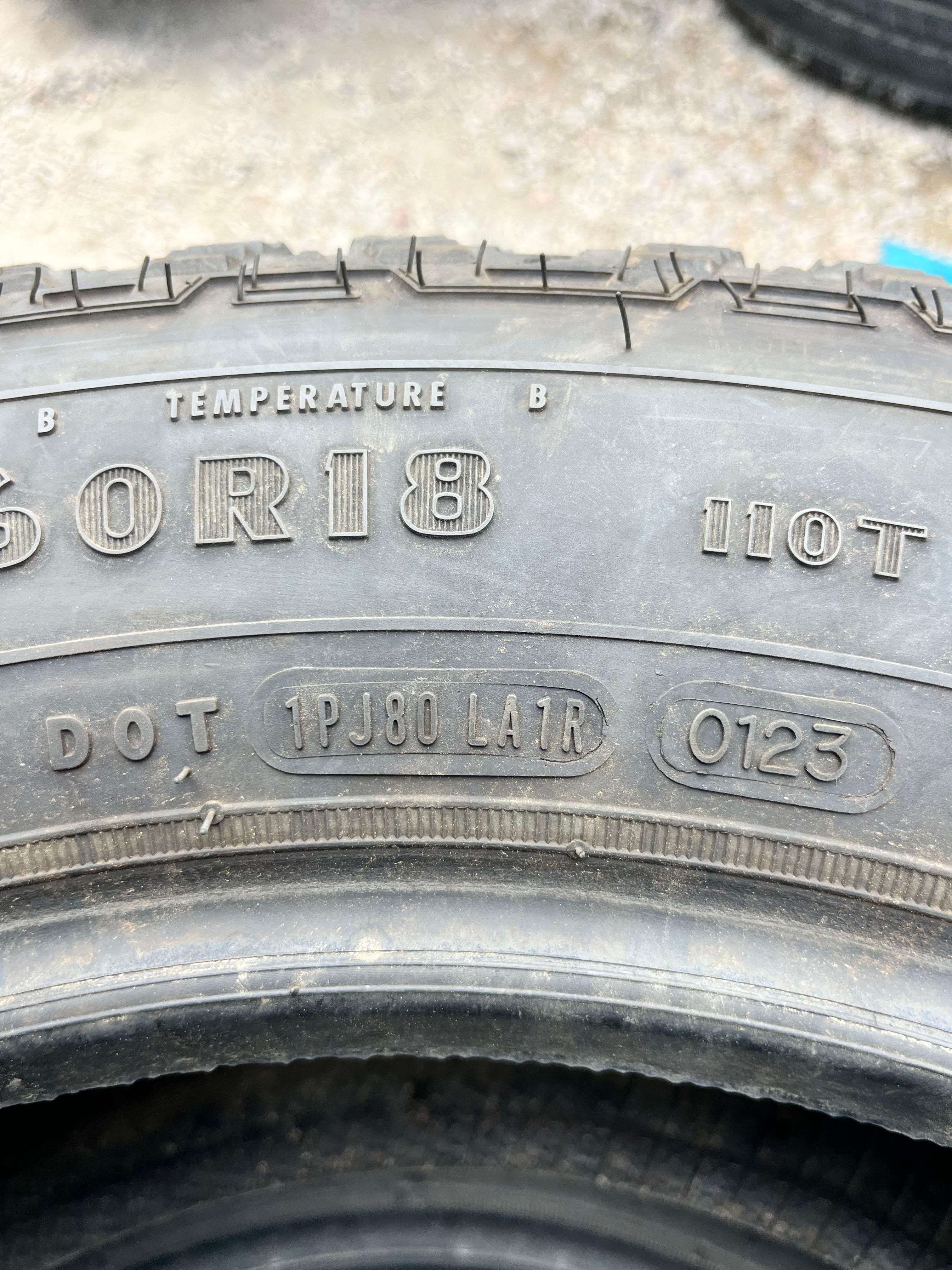 265/60R18 Pair (2 Used Tires) Goodyear Wrangler WorkHorse