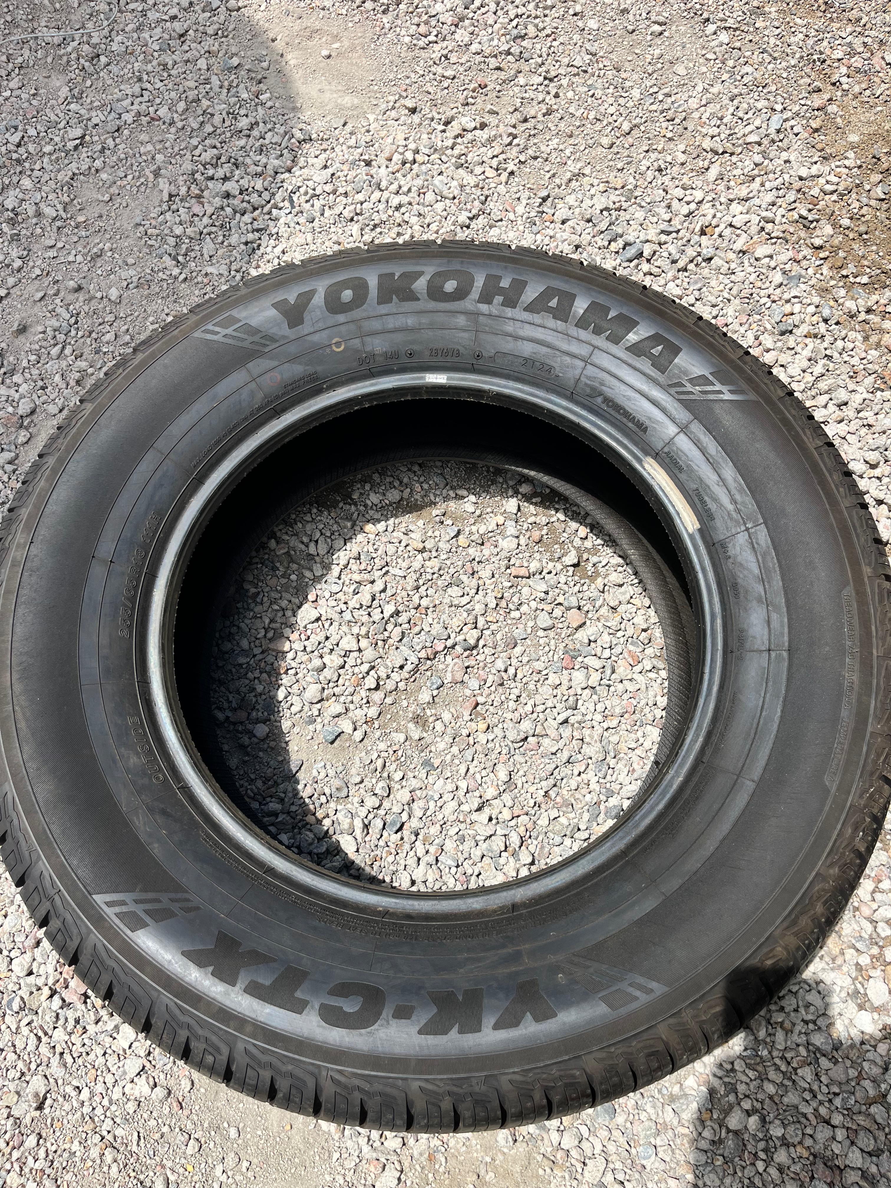 255/65R18 Pair (2 Used Tires) Yokohama YK-CTX