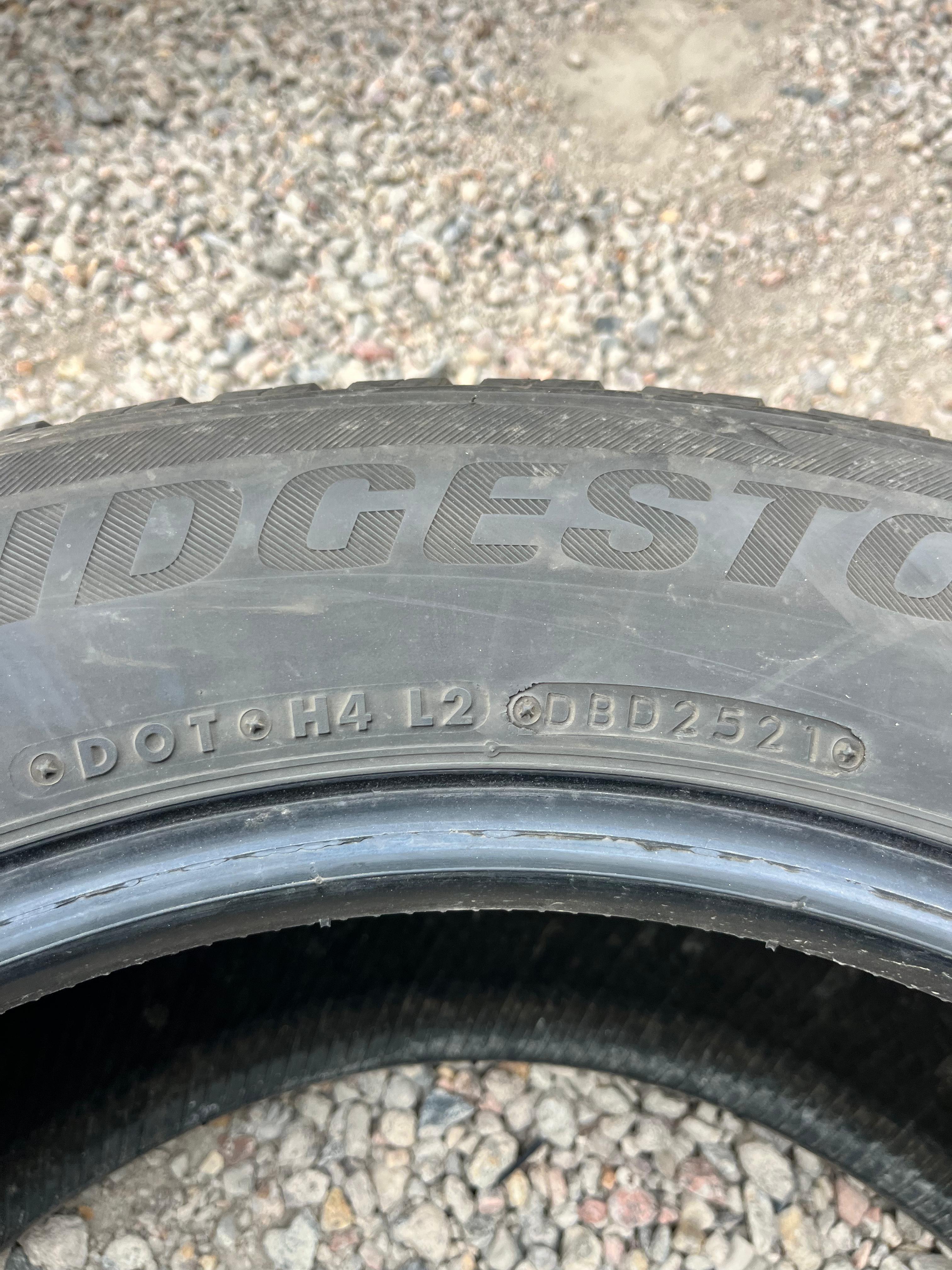 245/60R18 Pair (2 Used Tires) Bridgestone Blizzak