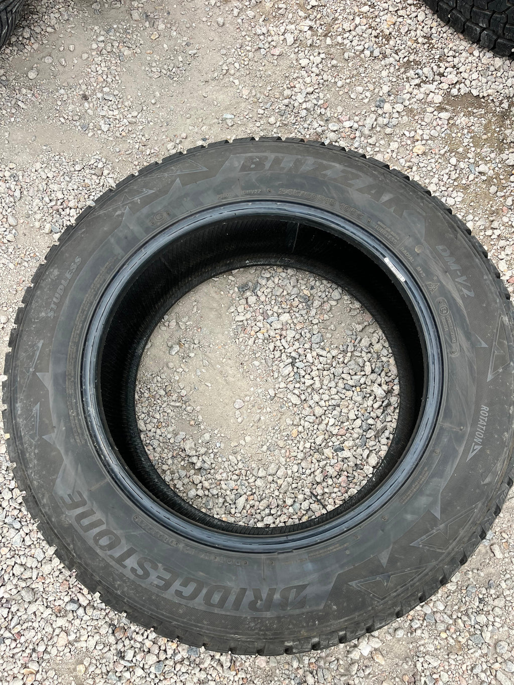 245/60R18 Pair (2 Used Tires) Bridgestone Blizzak