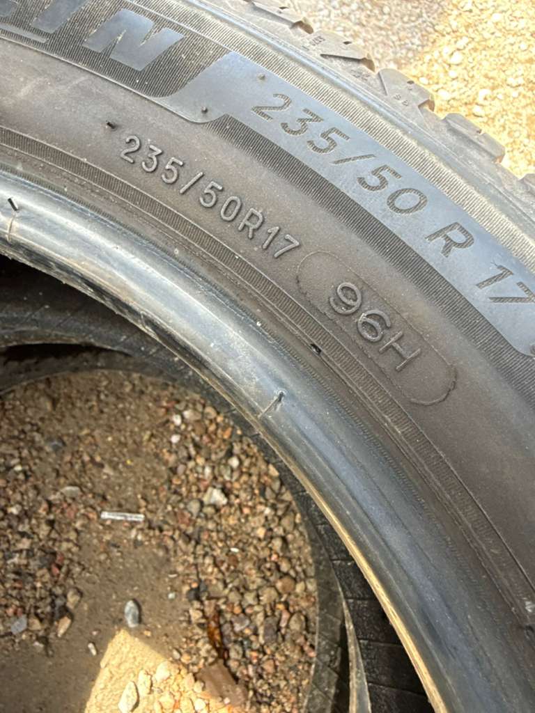 235/50R17 Pair (2 Used Tires) Michelin CrossClimate