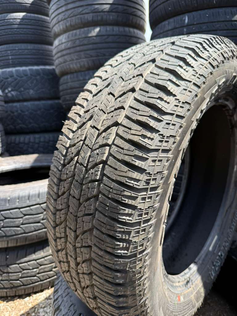 225/65R17 Pair (2 Used Tires) Yokohama Geolandar A/T G015