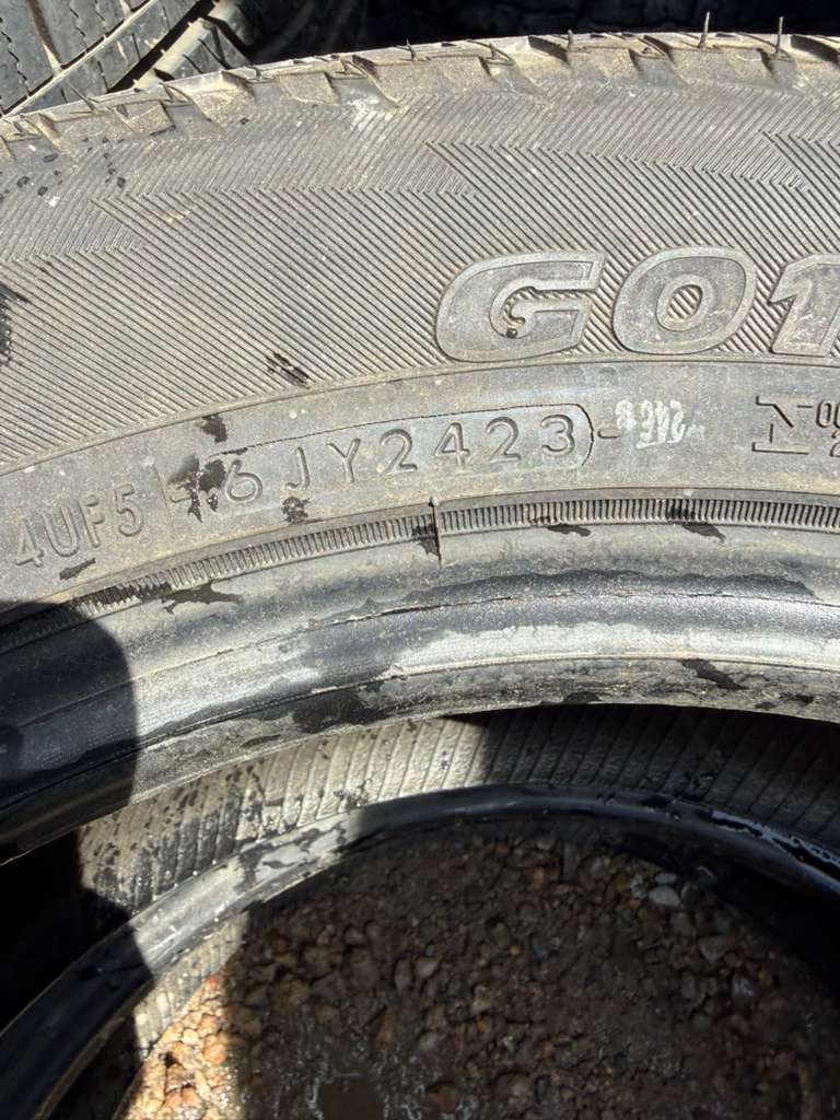 225/65R17 Pair (2 Used Tires) Yokohama Geolandar A/T G015